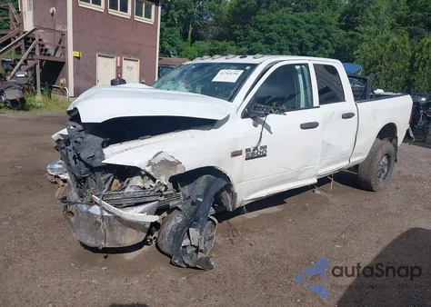 2016 Ram 2500 Longhorn Limited z USA, uszkodzony, nr VIN 3C6UR4PL8GG182896
